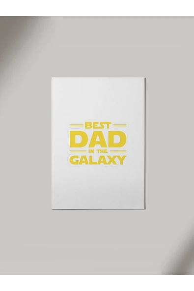 Panorama Ajans Babalar Günü Galaksinin En Iyi Babası Ahşap Poster Tablo ürün görseli 1