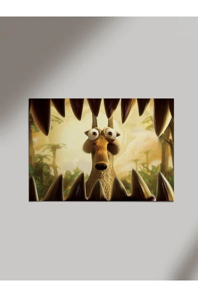 Panorama Ajans Buz Devri Sincap The Ice Age Ahşap Poster Tablo ürün görseli 1