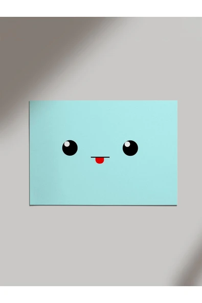 Panorama Ajans Minimal Blue Tasarım Ahşap Poster Tablo ürün görseli 1