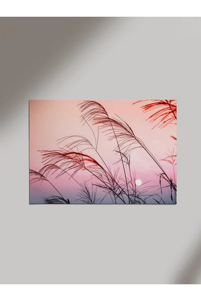 Panorama Ajans Sunset Manzara Günbatımı Fotoğraf Baskılı Ahşap Poster Tablo ürün görseli 1