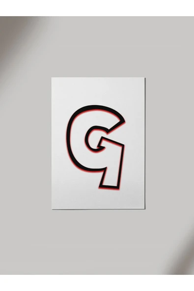 Panorama Ajans G Harfi Ahşap Poster Tablo ürün görseli 1