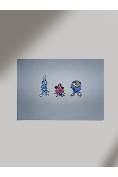 Panorama Ajans Tazmanya Canavarı Looney Tunes Mafya Ahşap Poster Tablo ürün görseli 1