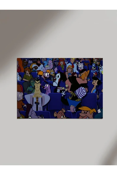 Panorama Ajans Cartoon Network Karakterler Ahşap Poster Tablo ürün görseli 1