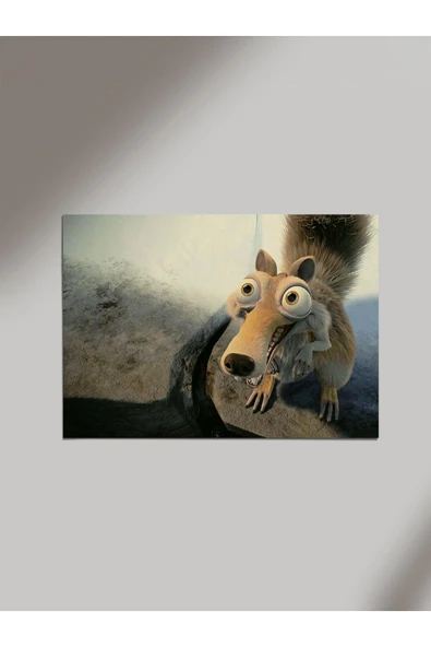 Panorama Ajans Buz Devri The Ice Age Sincap Ahşap Poster Tablo ürün görseli 1
