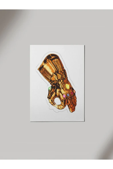 Panorama Ajans Marvel Sevenlere Sonsuzluk Eldiveni Sticker Ahşap Poster Tablo ürün görseli 1