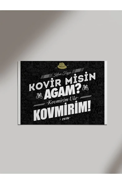 Panorama Ajans Kibar Feyzo Ahşap Poster Tablo ürün görseli 1