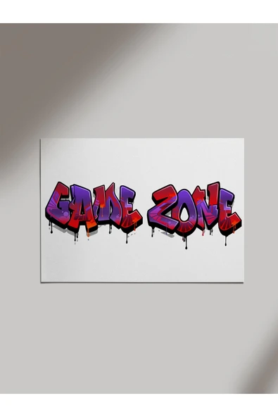 Panorama Ajans Game Zon Ahşap Poster Tablo ürün görseli 1