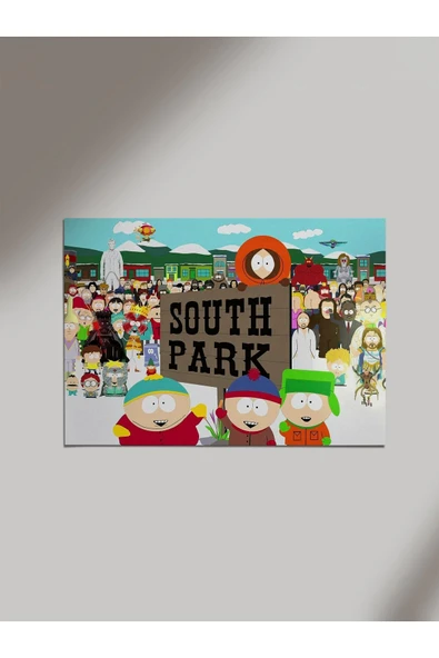 Panorama Ajans South Park Eric Kenny Stan Kyle Komik Çizgi Film Nostalji Ahşap Poster Tablo ürün görseli 1