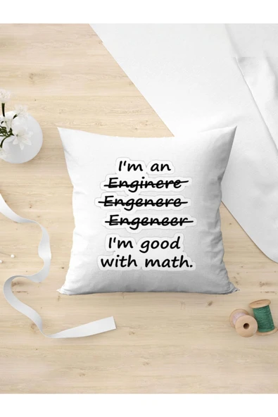 Panorama Ajans Mühendis Değilim Matematikçiyim Gotik Sticker Yastık Kılıfı ürün görseli 1