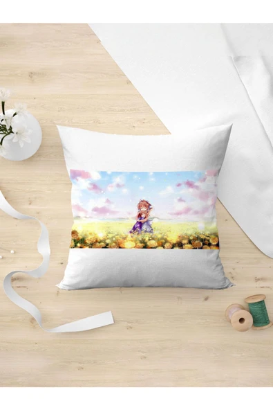 Panorama Ajans Anne Kız Anime Çizgi Film Anneler Günü Hediye Yastık Kılıfı ürün görseli 1