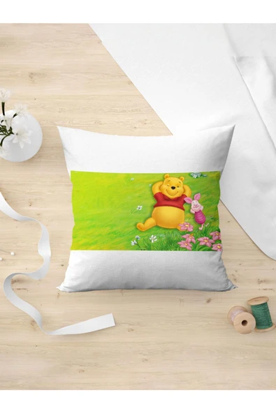 Panorama Ajans Winnie The Pooh Nostalji Çizgi Film Animasyon Retro Yastık Kılıfı
