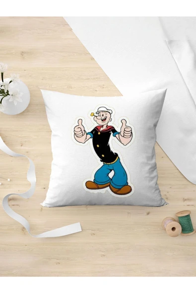 Panorama Ajans Temel Reis Popeyes Sticker Tasarım Yastık Kılıfı ürün görseli 1