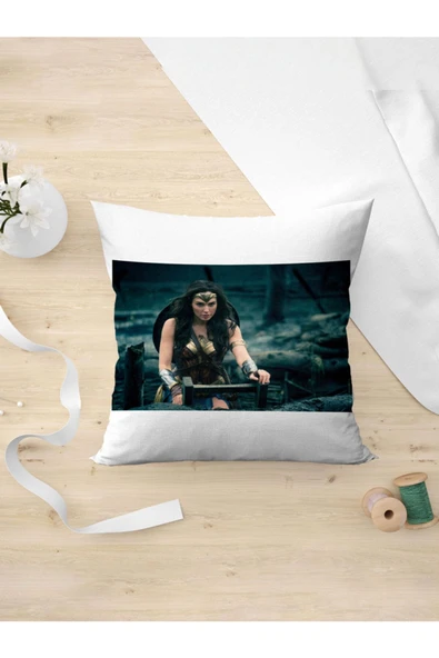 Panorama Ajans Gal Gadot Wonder Woman Dc Yastık Kılıfı ürün görseli 1