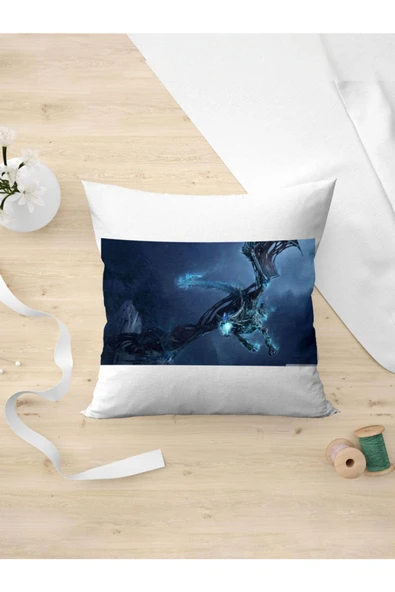 Panorama Ajans Dragon Ejderha Mavi Blue Yastık Kılıfı ürün görseli 1