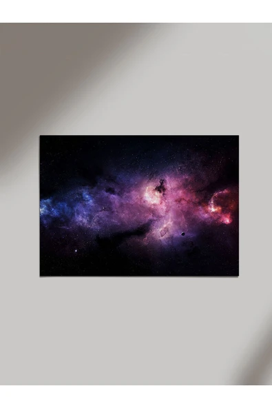 Panorama Ajans Pembe Mor Yıldız Tasarım Ahşap Poster Tablo ürün görseli 1