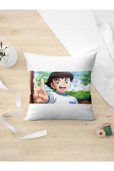 Panorama Ajans Kaptan Tsubasa 90lar Çizgi Film Anime Dizi Yastık Kılıfı ürün görseli 1