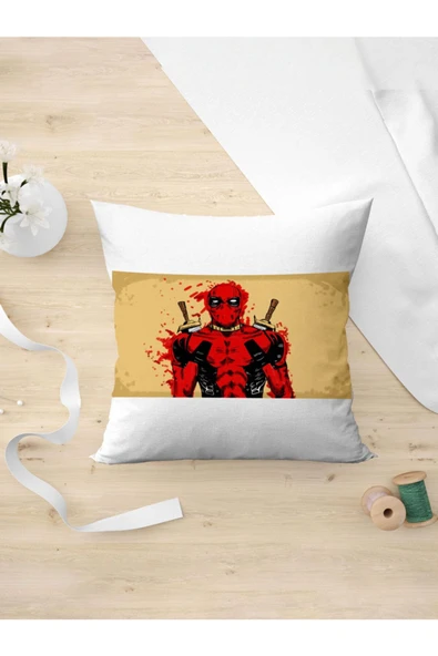 Panorama Ajans Deadpool Vektörel Tasarım Yastık Kılıfı ürün görseli 1