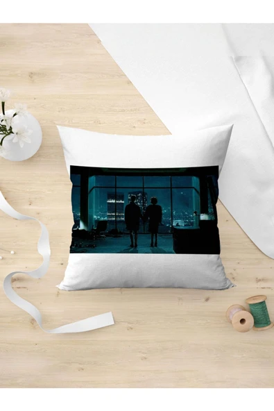 Panorama Ajans Fight Club Dövüş Kulübü Final Sahnesi Imdb Marla Ve Tyler Yastık Kılıfı ürün görseli 1