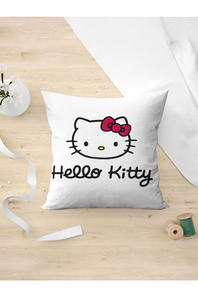 Panorama Ajans Hello Kitty Okul Öğrenci Hediye Yastık Kılıfı