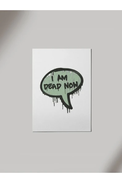 Panorama Ajans Dead Now Ahşap Poster Tablo ürün görseli 1