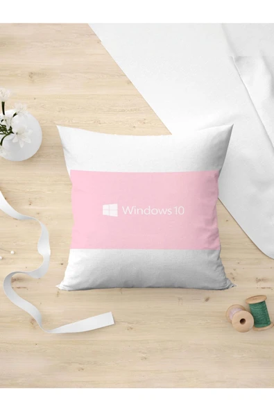 Panorama Ajans Windows 10 Pembe Pastel Bilgisayar Yastık Kılıfı ürün görseli