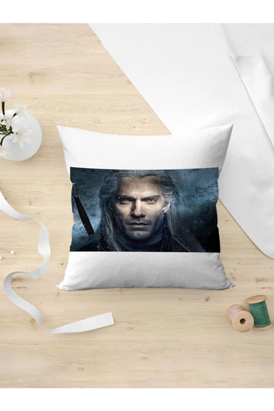 Panorama Ajans The Witcher Cadı Dizi Netflix Henry Cavill Asil Yastık Kılıfı ürün görseli 1