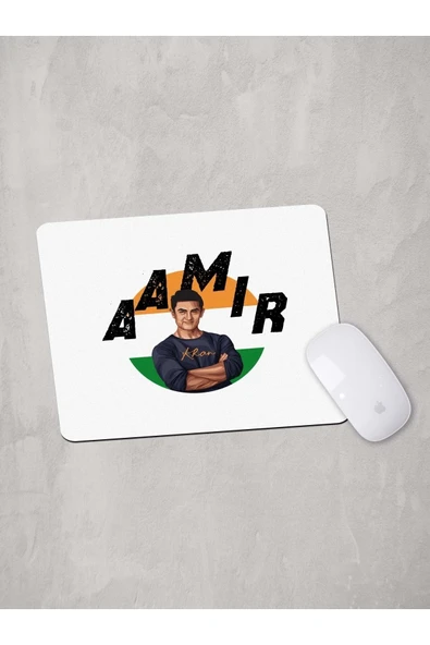 Panorama Ajans Aamır Khan Hint Oyuncu Portre Tasarım Mouse Pad ürün görseli 1
