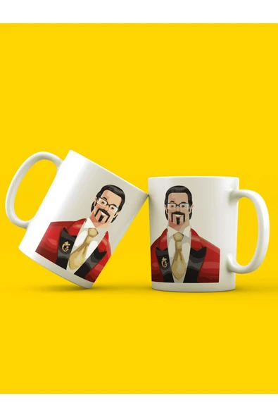 Panorama Ajans Hokkabaz Iskender Karakter Portre Tasarım Porselen Kupa Bardak ürün görseli