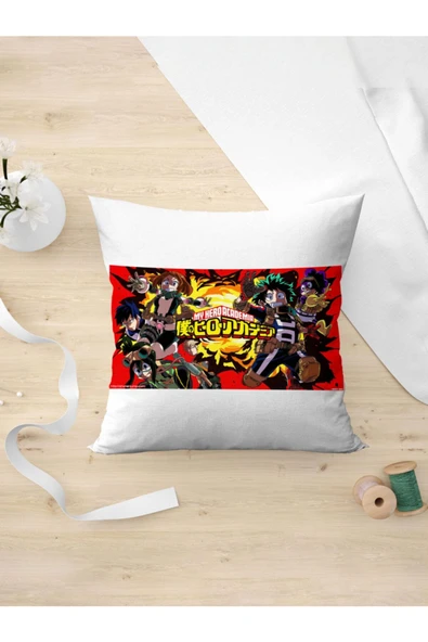Panorama Ajans My Hero Academia Anime Dizi Netflix Yastık Kılıfı ürün görseli 1