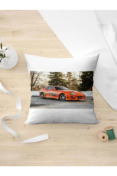 Panorama Ajans Toyota Supra Hızlı Ve Öfkeli Paul Walker Unutulmaz Nostalji Yastık Kılıfı ürün görseli 1