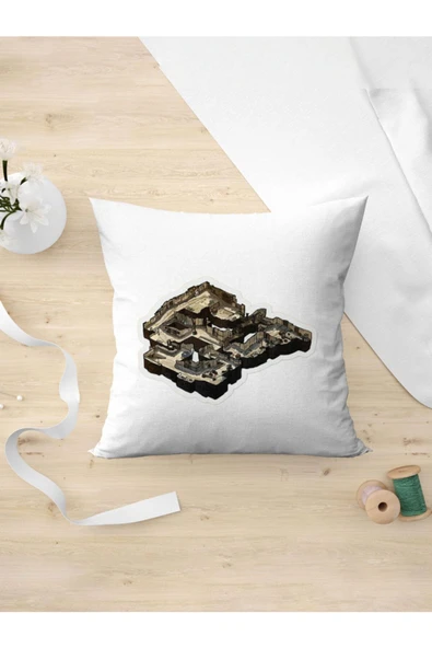 Panorama Ajans Csgo Counter Strike Dust2 Map Sticker Yastık Kılıfı ürün görseli 1