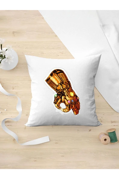 Panorama Ajans Marvel Sevenlere Sonsuzluk Eldiveni Sticker Yastık Kılıfı ürün görseli 1