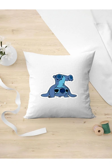 Panorama Ajans Çizgifilm Sevenlere Komik Stiç Sticker Yastık Kılıfı ürün görseli 1