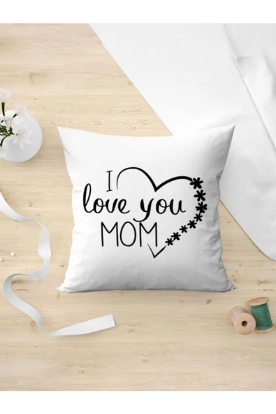 Panorama Ajans Anneler Günü Seni Seviyorum Anne Yastık Kılıfı ürün görseli 1