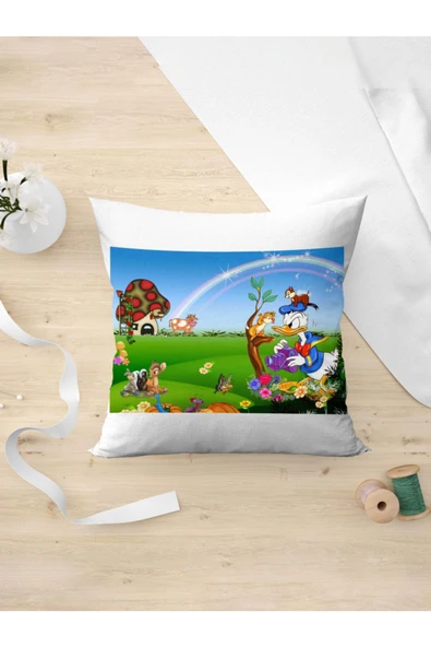 Panorama Ajans Donald Duck Looney Tunes Dc Çizgi Film Nostalji Yastık Kılıfı ürün görseli 1