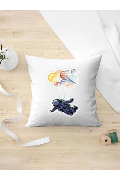 Panorama Ajans Uzay Gezegen Meraklılarına Astrono Yastık Kılıfı ürün görseli 1