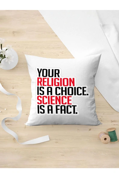 Panorama Ajans Bilim Severlere Motto Sözler Yastık Kılıfı ürün görseli 1