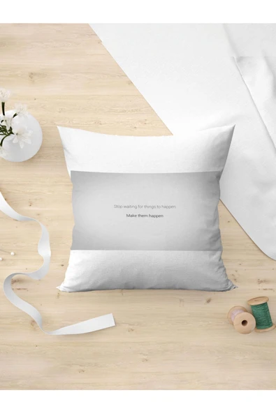 Panorama Ajans Birşeylerin Olmasını Istiyorsan Harekete Geç Motivasyon Yastık Kılıfı ürün görseli 1
