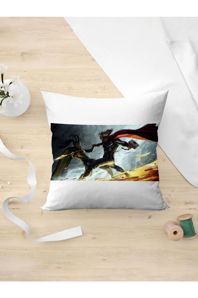 Panorama Ajans Loki Thor Marvel Dizi Yastık Kılıfı