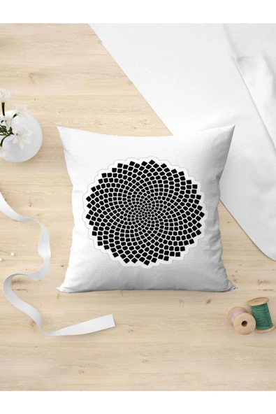 Panorama Ajans Mozaik Mandala Sticker Tasarım Yastık Kılıfı ürün görseli 1