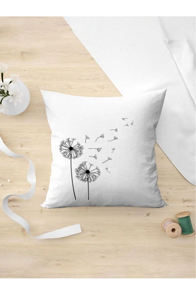 Panorama Ajans Minimalist Çiçek Tasarım Şık Dekor Yastık Kılıfı