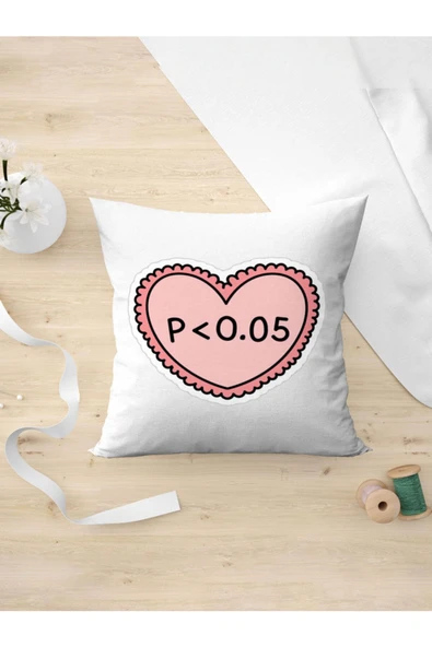 Panorama Ajans Sevgiliye Hediye Sticker Tasarım Yastık Kılıfı ürün görseli 1