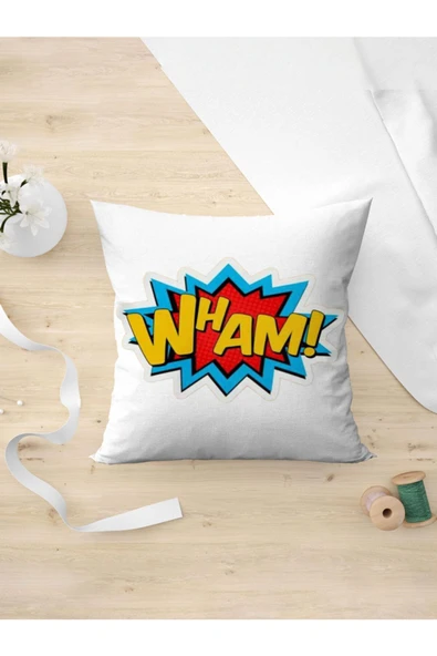 Panorama Ajans Wham! Uk Müzik Grubu Sticker Tasarım Yastık Kılıfı ürün görseli 1