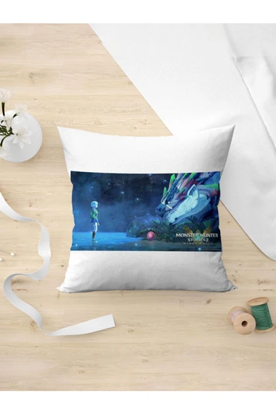 Panorama Ajans Monster Hunter Rise Ejderha Oyun Yastık Kılıfı ürün görseli 1