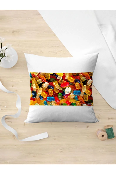 Panorama Ajans Jelibon Ayıcık Tatlı Yastık Kılıfı ürün görseli 1