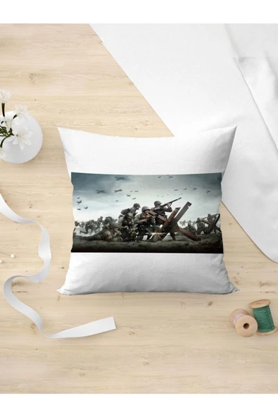 Panorama Ajans Call Of Duty Dünya Savaşı Yastık Kılıfı ürün görseli 1