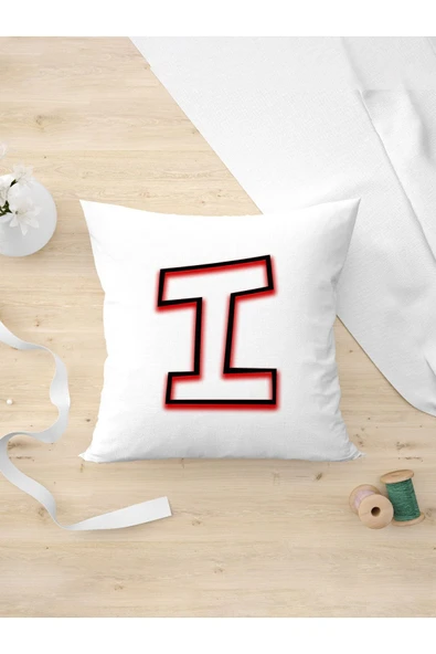 Panorama Ajans Neon Gölgeli I Harfi Arkadaşa Hediye Özel Tasarım Yastık Kılıfı ürün görseli 1