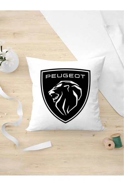 Panorama Ajans Peugeot Araba Severlere Özel Hediyelik Tasarım Yastık Kılıfı
