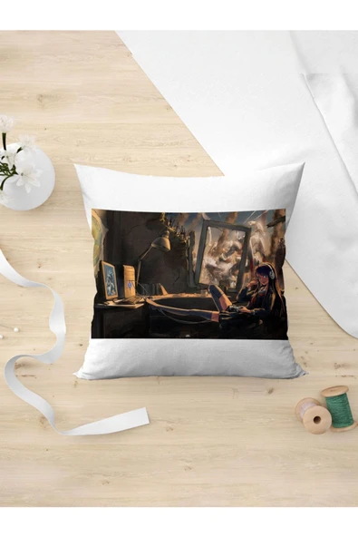 Panorama Ajans Gamer Girl Oyuncu Kız Yastık Kılıfı