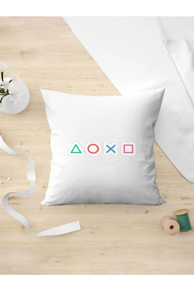Panorama Ajans Oyun Konsolu Gamer Motto Işaretler Yastık Kılıfı ürün görseli 1